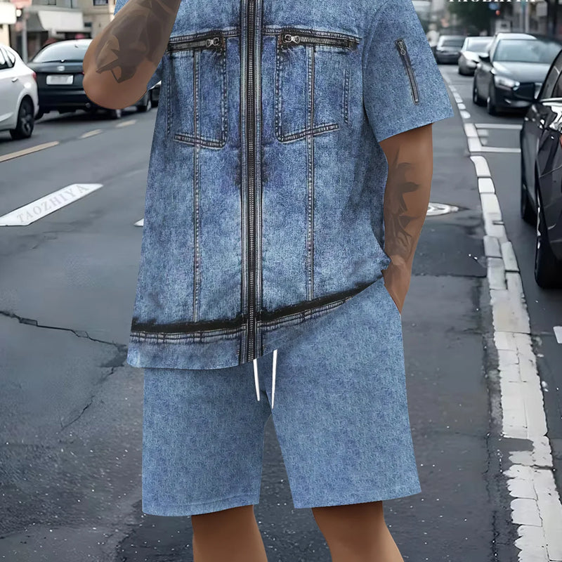 Men's Matching Sets Plus Size Menswear Tracksuit Clothing | SAMAG