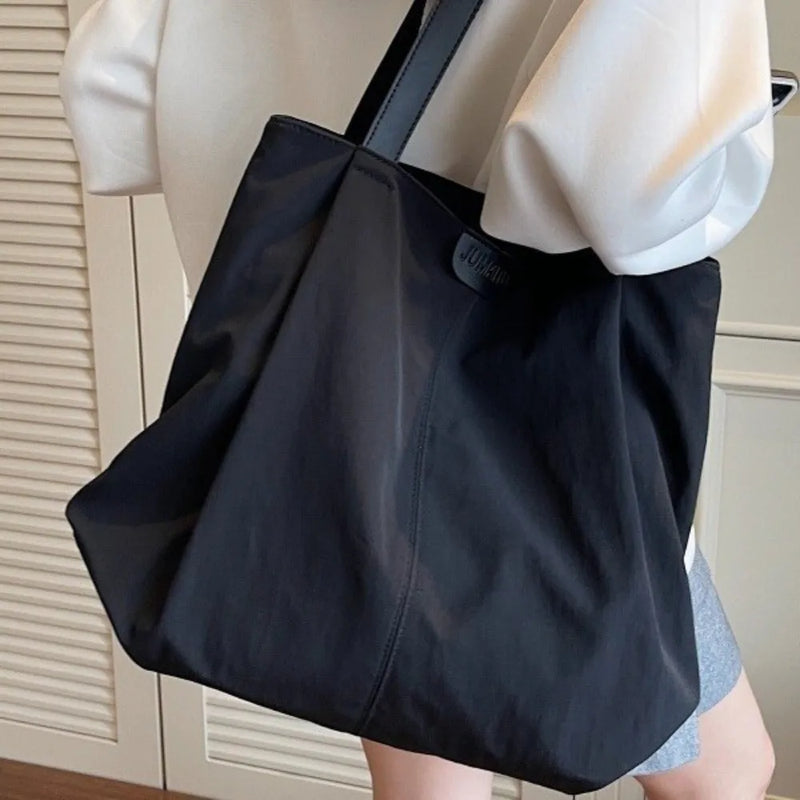 Excellent 2026 New Stylish Nylon Foldable Tote Bag Crossbody Shoulder Underarm Handbag Large Medium Small Sizes