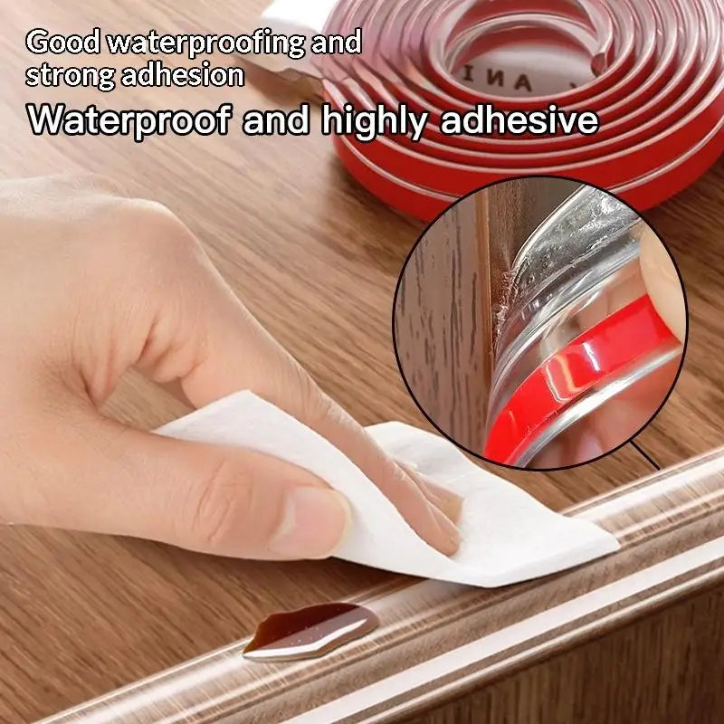 【Nice】Child Safety Bumper Guard Transparent Self-Adhesive Edge Protector For Tables Furniture Corners Soft Baby-Proofing Strips