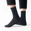 10Pairs/Lot Men Combed Cotton Socks Black Casual Business | SAMAG