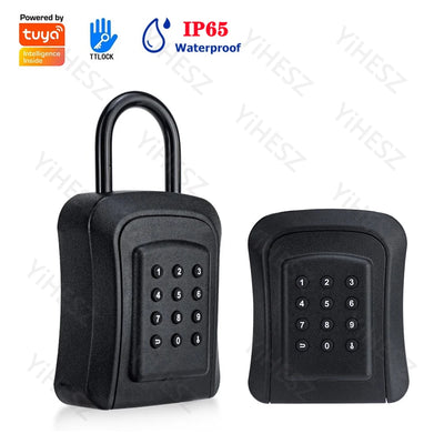 Tuya TTLock APP Key Box Outdoor IP65 Waterproof Smart Password Anti - theft Safe Security Intelligent Metal Wall | SAMAG