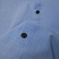 Men's Cotton100 Shirt & Shorts Set Sleeve Light Blue | SAMAG