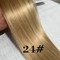 100Pcs & 50Pcs Straight Nano Ring Hair Extensions 32 Colors European Micro Beads Ring Human Hair Extensions 0.5g/0.8g/1g/Strand
