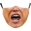 Smile Print Mask With Pocket Unisex Funny 3d Masks For Women Adult Face Scarf Adult Protec Mouthmask Outdoor Party Cosplay Mask