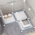 Dog Pen Indoor Fence Small Medium Dog Teddy Home Isolation Door Fence Pet Guardrail Cat Cage Rabbit Cage