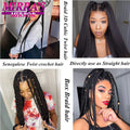 Purple Braiding Hair Extensions Pre Stretched Soft Yaki Synthetic Jumbo Braids DIY Ponytail Braid Pink Grey Orange Red Blue Hair
