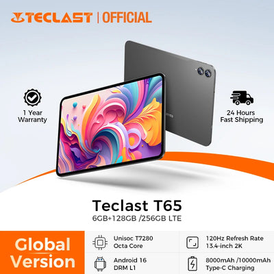 Teclast T65 13.4 Inches 2K 120Hz Screen Unisoc T7280 Octa | SAMAG
