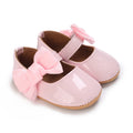 Baby Newborn Girl Princess Anti slip Bow Shoes Preschool Children's Soft PU Leather Walking Shoes  Series First Walking Shoe