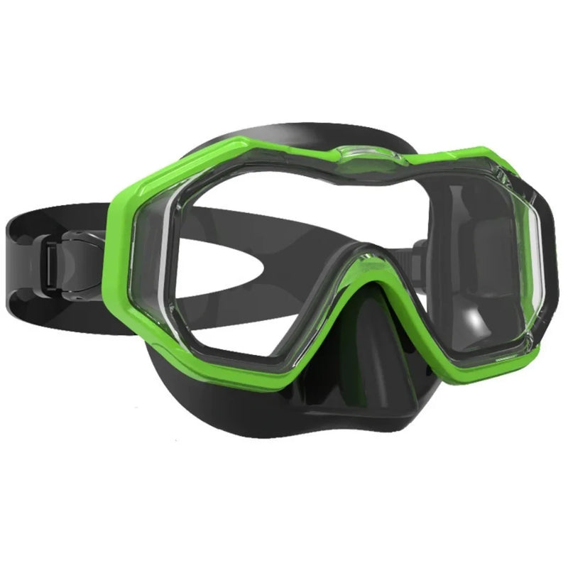 Unisex PC Glass Swim Goggles with Nose Cover PVC Strap | SAMAG