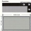 4/5/6/7/8ft Privacy Fence Screen, Net, Heavy Duty Fencing | SAMAG
