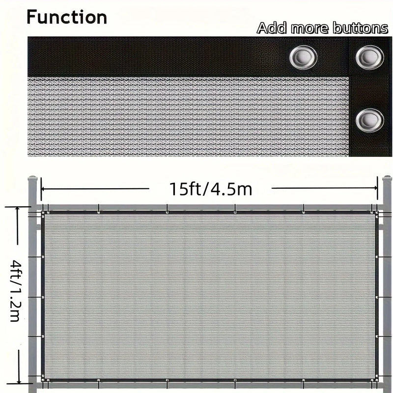 4/5/6/7/8ft Privacy Fence Screen, Net, Heavy Duty Fencing | SAMAG