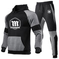 Spring Autumn Men's Montesa Motorcycle Logo Print Patchwork Pullover Hoodies+Personality Drawstring Sports - View 9 | SAMAG