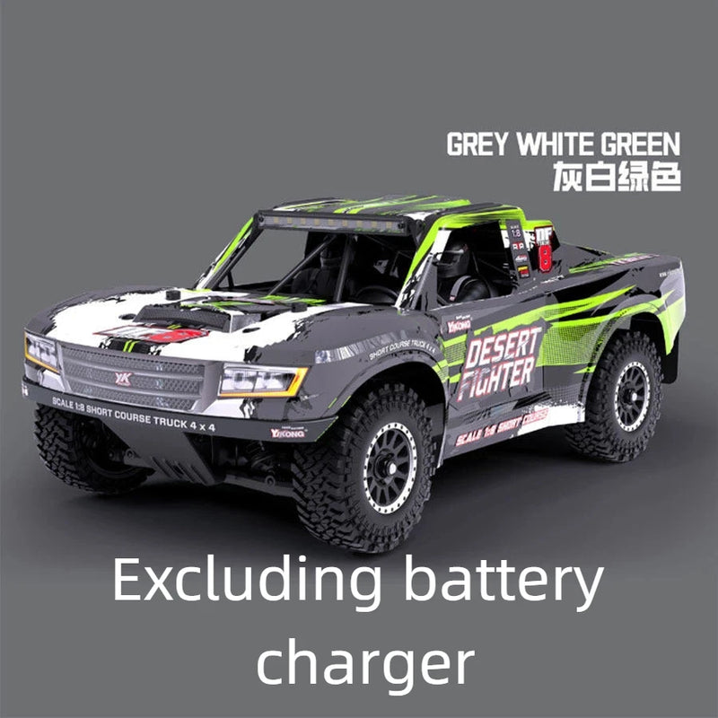【In Stock】Yikong 1/8 Yk8081 Df8 Remote Control Electric 4wd Brushless Independent Suspension Short Truck Off Road Desert Truck