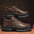 Men's casual shoes four seasons handwork comfort outdoor work shoes fashion Joker youth tide shoes business party leather shoes