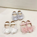 Spring Autumn Baby Girls Shoes Comfortable Infant Shoes Newborn Birthday Gift Soft Soled Toddler Kids Bow Princess Shoes