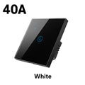 Tuya Smart Water Heater Switch WIFI Touch Sensor 4000W/8800W 20A/40A Boiler Switch Wall Smart Home Siri Voice Control