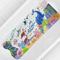 1pc Baby Bath Mat for Tub Non Slip Kids Bath Mat - 40x10cm Extra Long Cartoon Bathtub Mat Toddler Bath Mats with Suction Cups