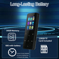 Portable MP3 Player 16G+128G, Bluetooth HiFi Sound Music Player with FM Radio Speaker Recorder