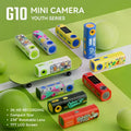 Portable Sports Camcorder G10 Thumb Mini Camera 2K HD Lipstick Series for Students Travel and Sport Recording