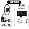 48V52V 2000W Electric bike Conversion Kit Brushless Gearless Rear hub Motor Wheel 20-29inch 700C MTX39 Rim for E Bike Kit