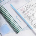 10pcs Transparent File Document Thicken Draw Rod A4 Folder Test Paper Storage Bag Clip Office Folder Organizer Office Supplies