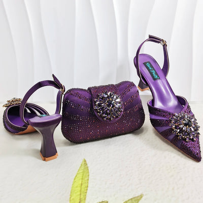 INS Elegant Mature Style Purple Color Party Wedding | SAMAG