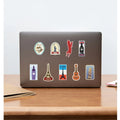 10/50/ World Landmark Stickers Graffiti for DIY Phone - View 6 | SAMAG