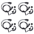 1-5PCS 2 Pin Walkie Talkie Headsets Earpiece Headset PTT MIC for BAOFENG 480 490 320 V6 V7 V8 658 520 530 999 888 777 666S 777S