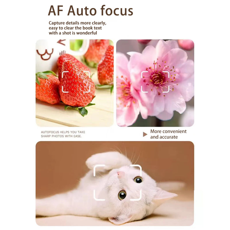 4K/30FPS Digital Camera 64MP Digital Video Camera 2.4 Inch Screen 18X Digital Zoom Built-in Battery Gift for Teens Friends