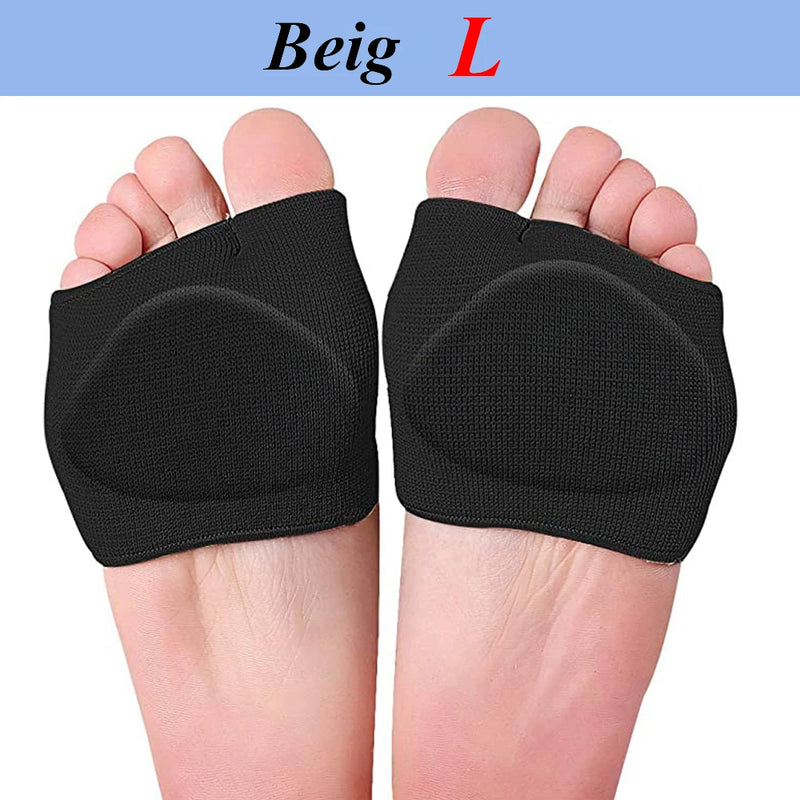 Silicone Gel Insoles for Shoes Metatarsal Forefoot Insert Pad for Women Men Foot Cushion Pads For Hallux Valgus Corrector Socks
