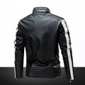 2026 Men Autumn Jacket Bomber Biker Zipper Motorcycle Faux Fur Coat Male Fleece Pilot Vintage Black Red Brown PU Leather Jacket