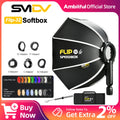 SMDV Flip 32 Quickly Release Parabolic Out Door Softbox for Godox Flash Soft box V1 AD100PRO AD300PRO V860III AD200