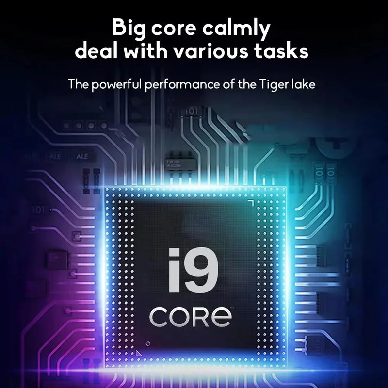 ACEKAMAS 14.1" intel Core i9-10980HK laptop 16GB RAM 1/2TB SSD Portable laptops Windows 11 Pro Office Gaming Notebook computer