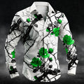 Fashion plum blossom pattern 3d Print Men Long Sleeve | SAMAG