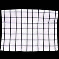 AFOURT-6Piece High Quality Blue White Plaid Striped Tea Towel Kitchen Towel Napkin Table Cloth 100% Cotton Woven Fabric