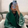 Turkey Emboridery Abaya for Women Dress Morocco Dubai Islam Vestidos Eid Muslim Arab Long Robe Ramadan Kaftan Abayas Jalabiya