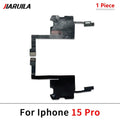 Earpiece Light Sensor Proximity Flex Cable For iPhone 13 14 15 Pro Max Plus Mini with Mic Ear Speaker Ribbon Repair Parts