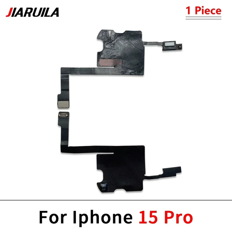 Earpiece Light Sensor Proximity Flex Cable For iPhone 13 14 15 Pro Max Plus Mini with Mic Ear Speaker Ribbon Repair Parts