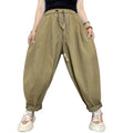 Solid Color Casual Harem Pants Women Loose Fit Versatile - View 6 | SAMAG