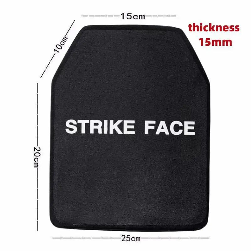 Level 3 Pure PE Protective Board 25X30CM Defense Board Tactical Plug-in Board Backpack Deck Defense Shield Self-Defense