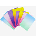 100PCS Aluminum Foil Open Top Heat Sealed Bag, Food Grade Gradient Color Storage Bag, Batch Small Packaging Bag, Customizable Lo