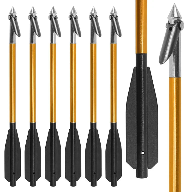 Fishing Short Arrow Metal Aluminum Shaft 6.8 Inches | SAMAG