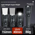 9900LM Powerful LED Flashlight Battery Display USB - View 5 | SAMAG