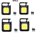 1-5PCS Mini 1500LM LED Flashlight Work Light Portable Pocket Flashlight Keychains Torch USB Rechargeable For Outdoor Camping