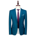 22 Color Men's Suit Jacket, Single Button V-neck Dress Coat Black Blue Red Slim Blazer Asian Size Terno Masculino, M-5XL 6XL