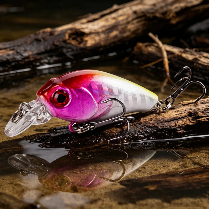 Fishing Lures Minnow Sinking Wobbler Carp Hard Bait 4.5cm | SAMAG
