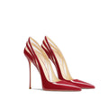 2026 Spring and Autumn New Women's High Heels Lacquer Leather Pointed Fine Heels Fashion Formal Women's Shoes