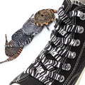 Classic Animal Pattern Shoelaces Flat AF1/AJ Sneakers Shoe Laces Tiger/Snake/Leopard Print Shoelace for 120/140/160CM Shoestring