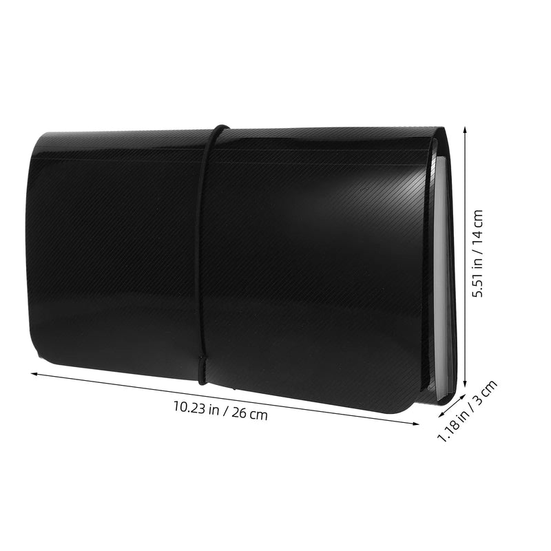 Folder Storage Binder Receipt Organizer Expanding Bill Folder Portable Document Organizer Office School Home Multi Pocket File