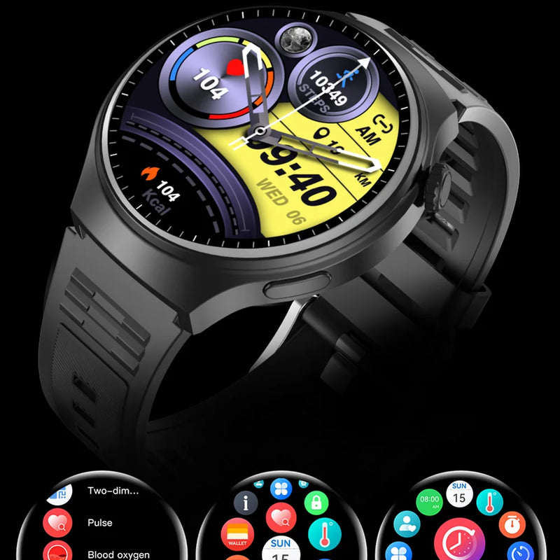 G.L Wear 2025 New Men's Smart Watch HD Display Health Tracking Bluetooth Calling Voice Assistant Sports Smartwatch